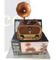 Retro Style Speaker for Music Playback and Decorative Table Use, Stylish Audio Gift Item for Home Decor, Corporate Gifting and Everyday Entertainment